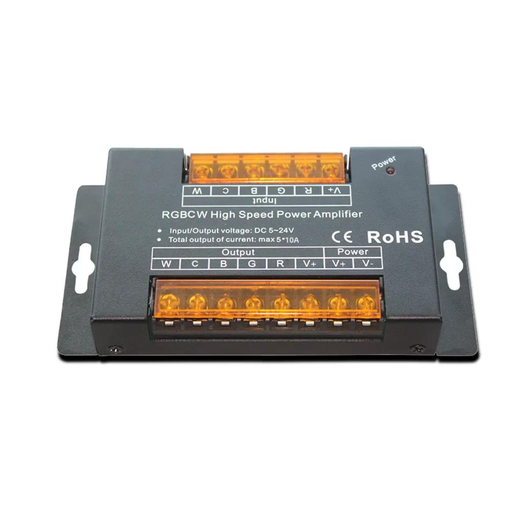 LED RGBCW   Ʈѷ, FCOB 3528 5050 DIM CCT RGB LED Ʈ  DC5-24V,  ִ 50A 1200W, 5 in 1